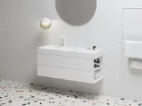 SD Lite 120 J fürdőszobai szekrény mosdó alá fehér