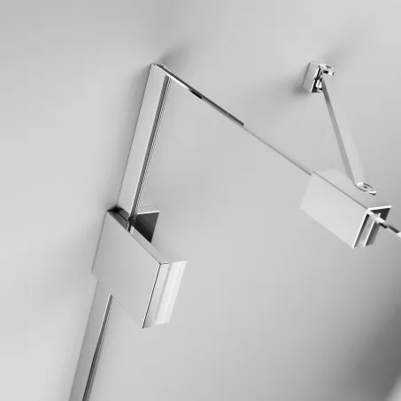 Essenza Pro KDJ szögletes zuhanykabin 80x100 átlátszó jobbos