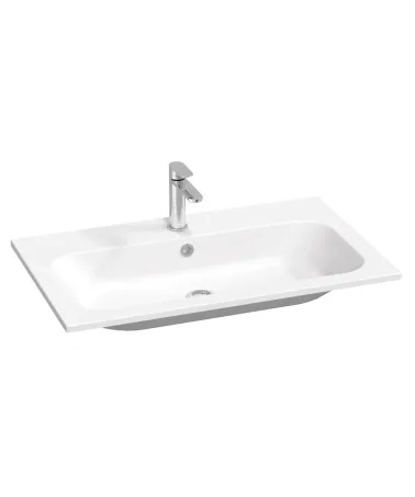 Chrome Slim 80 mosdó fehér, furattal