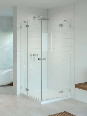 Essenza Pro KDD szögletes zuhanykabin 90x90 átlátszó