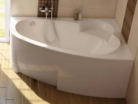 Asymmetric 150x100 akrilkád jobb (hófehér)