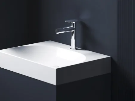 Spring mosdócsaptelep 190 mm, leeresztő nélkül, króm SG 012.00CR