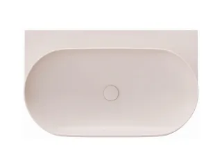 Yard 80 kerámiamosdó Alabaster Pink, túlfolyó furat nélkül