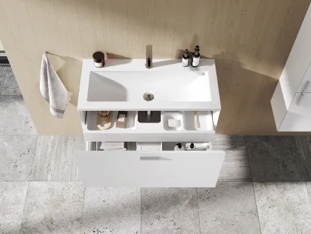 Clear 80 mosdó fehér, nyílással