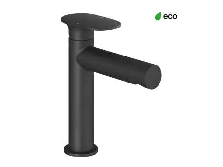 Spring mosdócsaptelep 190 mm, leeresztő nélkül, fekete SG 012.20BLM