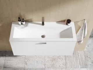 Clear 100 mosdó fehér, nyílással