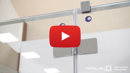 Euphoria KDJ szögletes zuhanykabin 100x80 átlátszó jobbos