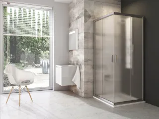 Blix BLRV2 80x80 zuhanykabin szatén+grape