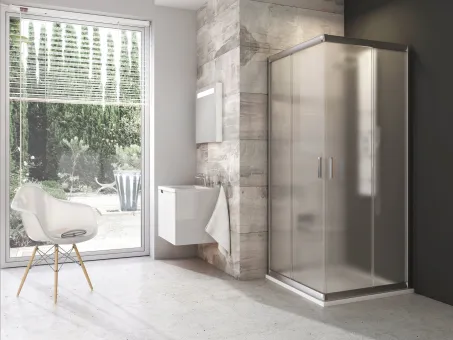 Blix BLRV2 80x80 zuhanykabin szatén+grape