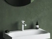 Spring mosdócsaptelep 190 mm, leeresztő nélkül, matt fehér SG 012.10WHM