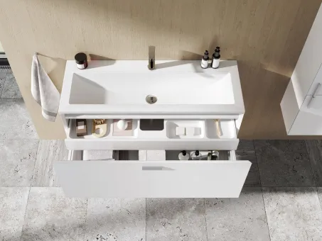 Clear 100 mosdó fehér, nyílással