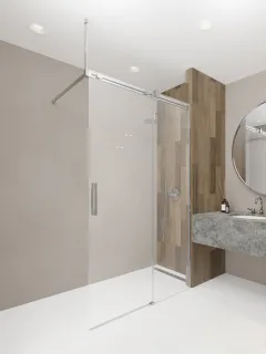 Espera Pro Walk-in zuhanyfal 110 jobbos átlátszó