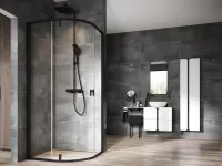 Nexty NSKK3-90 zuhanykabin fekete+transparent