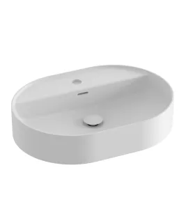 Ceramic Slim Shelf O 55 kerámiamosdó matt fehér