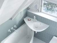 Avocado mosdó bal fehér, furattal