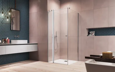 Eos KDJ II szögletes zuhanykabin 100x100 átlátszó jobbos