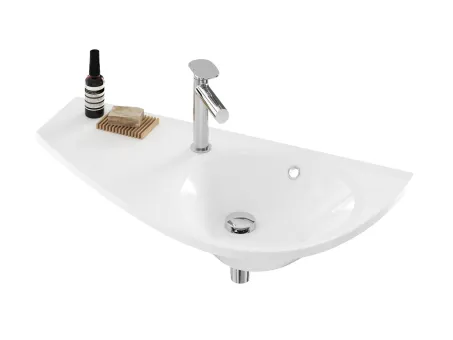 Avocado mosdó bal fehér, furattal