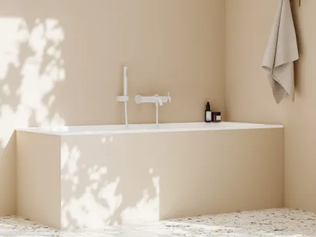 Espirit fali kádcsaptelep zuhanyszett nélkül ES 022.10WV, White Velvet