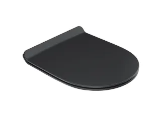 Vita WC slim ülőke, fekete
