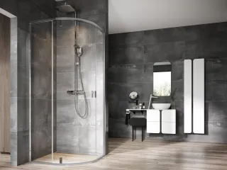 Nexty NSKK3-90 zuhanykabin krómhatású+transparent