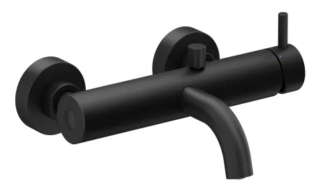 Espirit fali kádcsaptelep zuhanyszett nélkül ES 022.20BLM, Black Matt