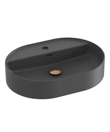 Ceramic Slim Shelf O 55 kerámiamosdó antracit