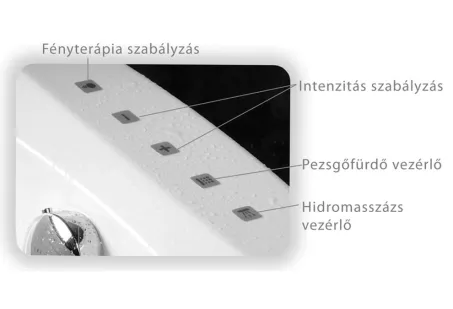 Elegant 30 fúvókás elektronikus hidromasszázs