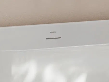 Freedom O Tec 170x77 akrilkád, Deepsea Blue/fehér szabadonálló, fehér/fekete/króm lefolyó