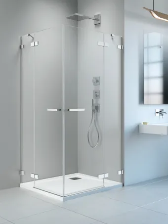 Arta KDD II szögletes zuhanykabin 80x100 átlátszó