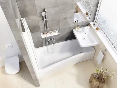 BeHappy II mosdó jobbos, furattal