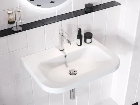 Espirit álló mosdócsaptelep BeCool 190 mm leeresztő nélkül ES 012.01CR, Chrome