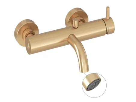 Espirit fali kádcsaptelep zuhanyszett nélkül ES 022.60GLB, Gold Brushed
