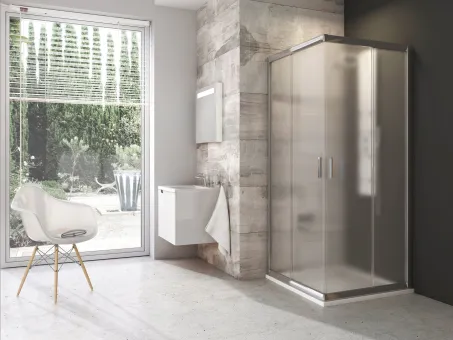 Blix BLRV2 90x90 zuhanykabin krómhatású+grape