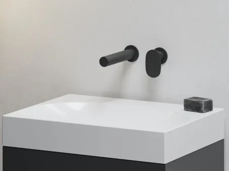 Spring falba süllyesztett mosdócsaptelep testtel, fekete SG 019.20BLM.O1