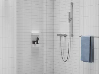 Espirit fali zuhanycsaptelep szett nélkül ES 032.00CR, Chrome