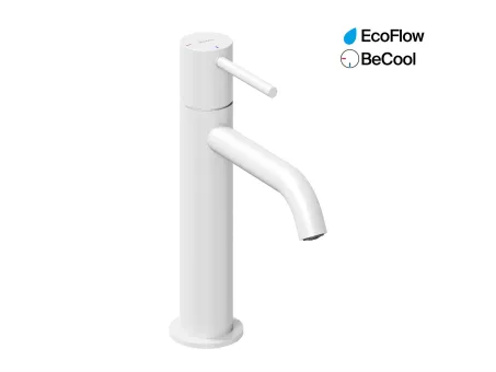 Espirit álló mosdócsaptelep BeCool 190 mm leeresztő nélkül ES 012.11WV, White Velvet