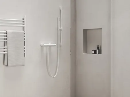 Espirit fali zuhanycsaptelep szett nélkül ES 032.10WV, White Velvet