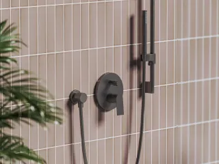 Plan falba süllyesztett csaptelep, kétutas, belső egységgel PN 062.20GB.O2, grafit