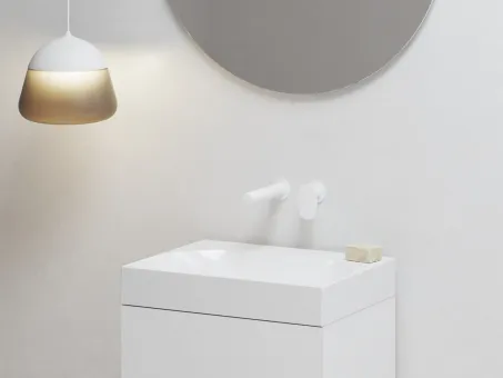 Spring falba süllyesztett mosdócsaptelep testtel, matt fehér SG 019.10WHM.O1