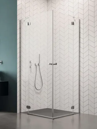 Torrenta KDD szögletes zuhanykabin 100x100 átlátszó