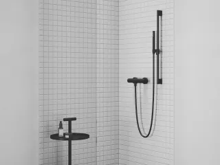 Espirit fali zuhanycsaptelep szett nélkül ES 032.20BLM, Black Matt