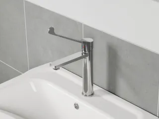 Safe álló mosdócsaptelep, 230 mm, leeresztő nélkül, króm SF 014.00CR