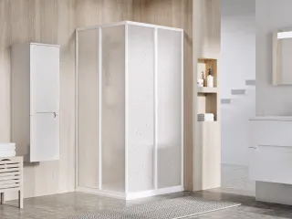 Supernova SRV2+SRV2 80x80 195 S zuhanykabin fehér+pearl