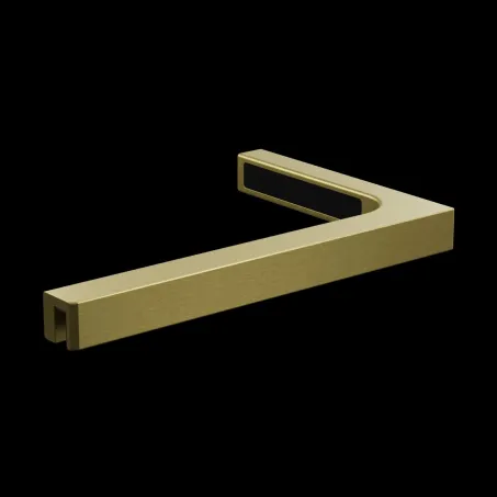 Idea 8 QL Brushed Gold KDD szögletes szálcsiszolt arany zuhanykabin 120x110 átlátszó