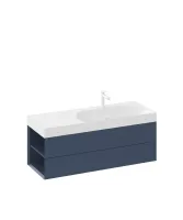 SD Lite 120 B fürdőszobai szekrény mosdó alá Deepsea Blue