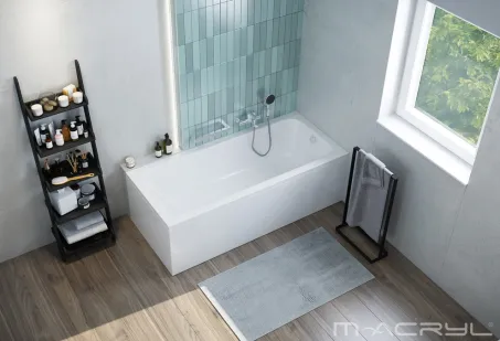 Eco egyenes akril kád 160x70