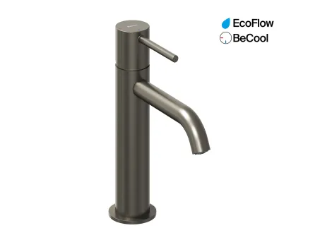 Espirit álló mosdócsaptelep BeCool 190 mm leeresztő nélkül ES 012.21GB, Graphite Brushed
