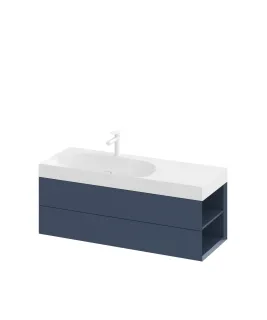 SD Lite 120 J fürdőszobai szekrény mosdó alá Deepsea Blue