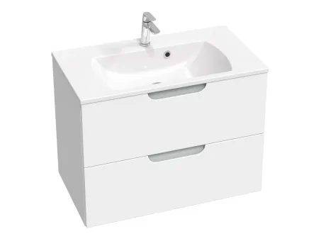 Classic Slim 80 mosdó fehér, furattal