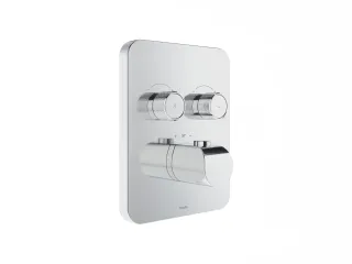 Flat termosztátos 2-utas csaptelep, alaptest nélkül FL 063.00CR.O2.RB072, króm